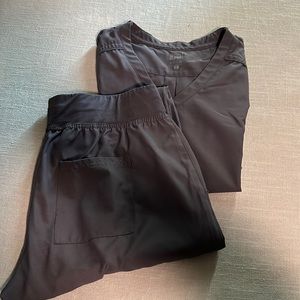 Grey Medcouture Jogger Scrubs